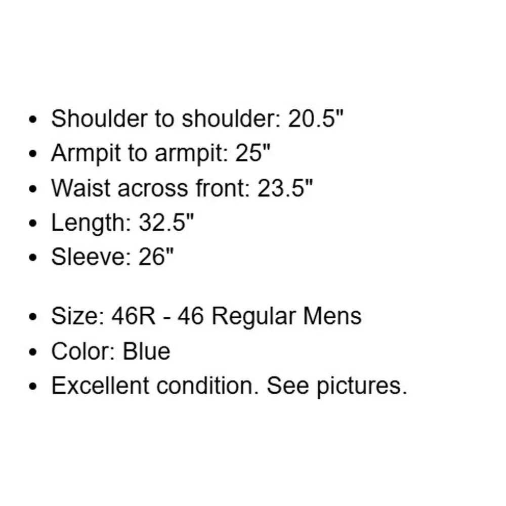 Hart Schaffner Marx Sport Coat Mens 46R Blue Plaid Wool Jacket Lined Career - Picture 5 of 16